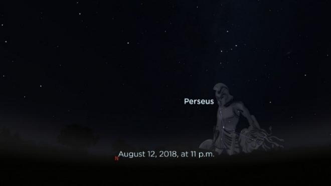 Perseus constellation