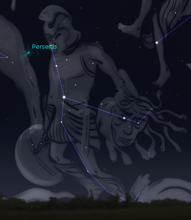 Perseus constellation 