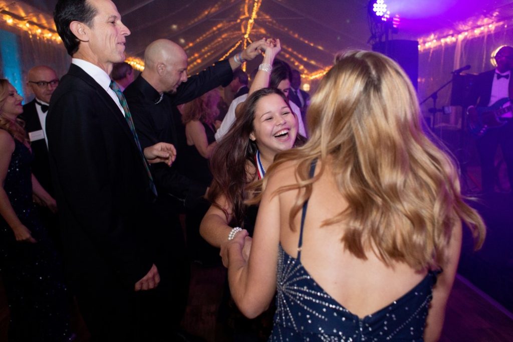 Jupiter Ball 2019 attendees dancing.