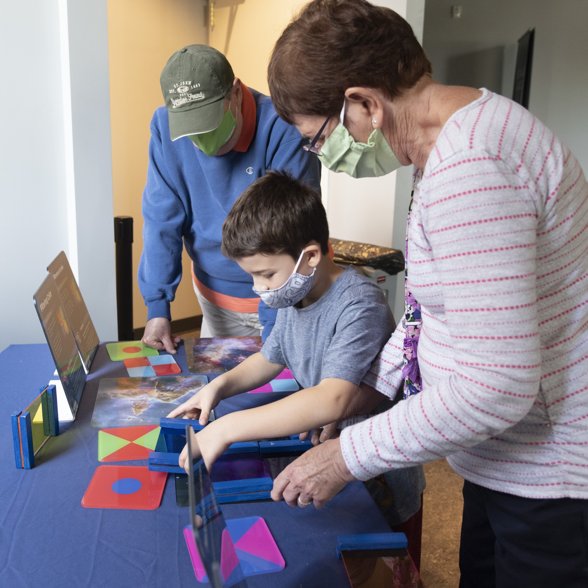 museum goers explore exhibit