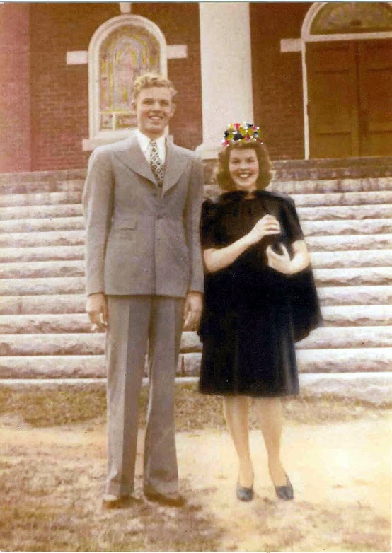 Ruby Lambert and Husband as newlyweds