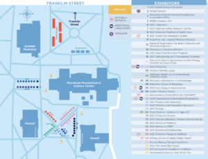 2022 UNC Science Expo Map