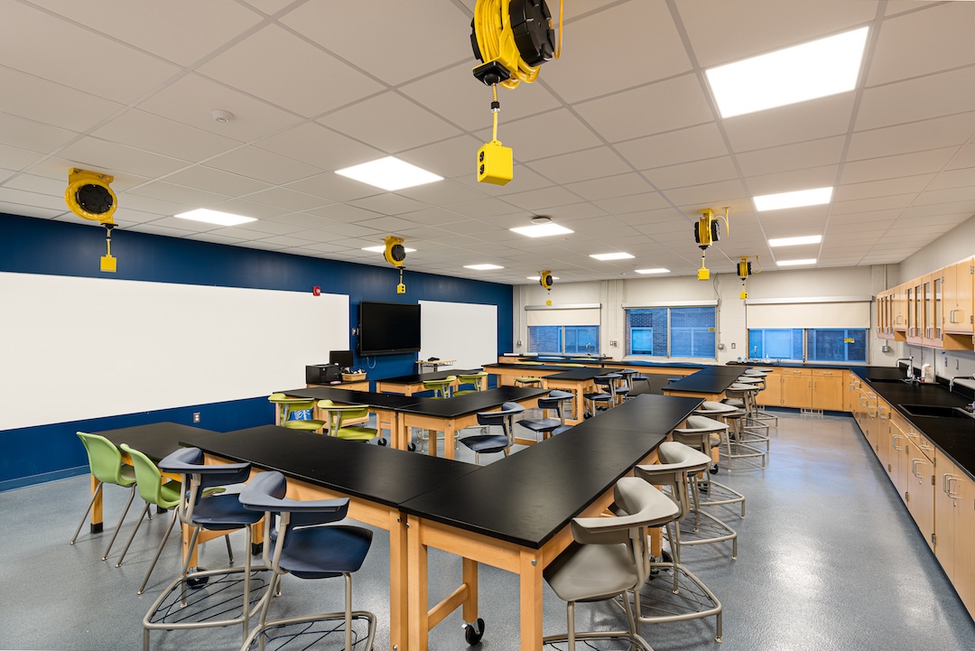 A science classroom